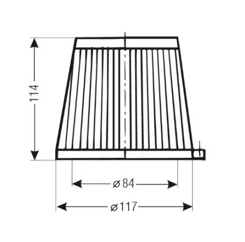 Luftfilter fr Rotax 582 Airbox