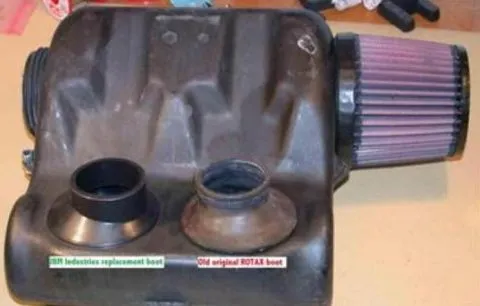 Vergasergummi Rotax 582 Airbox