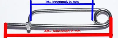 Fokkernadel Edelstahl 1x27 mm