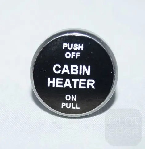 Bowdenzugbeschriftung CABIN HEATER
