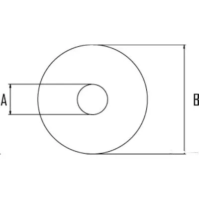 Unterlegscheibe PVC, M6x18