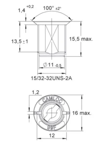 CAMLOC V99S10 mit Halter