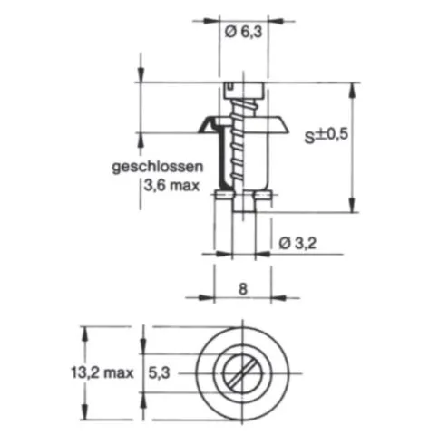 CAMLOC V99S10 mit Halter