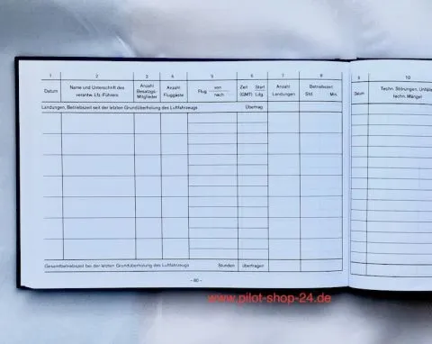 Bordbuch Motorflug