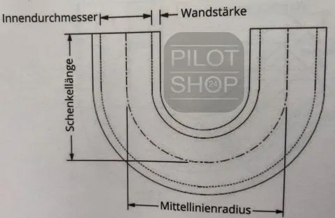 Schlauchwinkel 180, 25 mm
