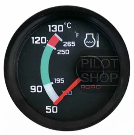 Zylinderkopftempertur / Khlwassertemperaturanzeige 130C,  52mm