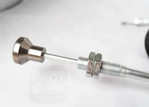 Knopf M5 PILZ Edelstahl