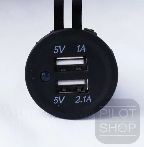 USB-Steckdose -RUND-