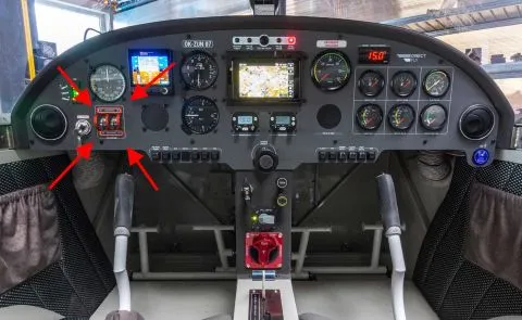 Kippschalter Schutz 2 fach, rot