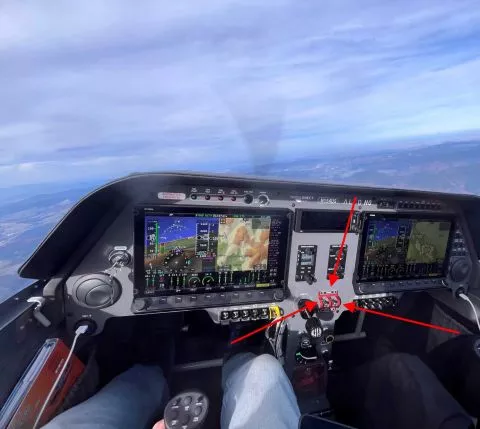 Kippschalter Schutz 2 fach, rot