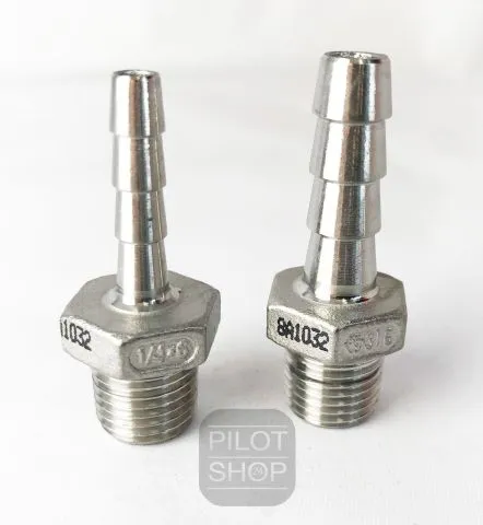 Schlauchfitting ¼ gerade ID6