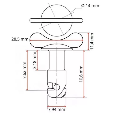 Schnellverschluss FL�GEL 11