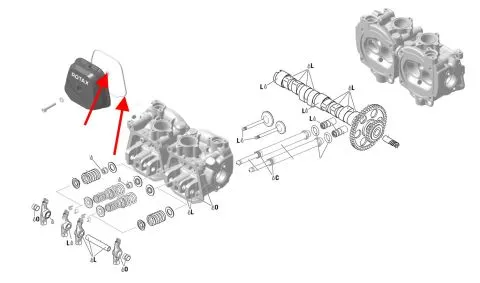 Dichtungssatz Ventildeckel Rotax