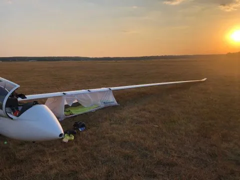 Tragflchenzelt Segelflugzeug -Doppelsitzer-