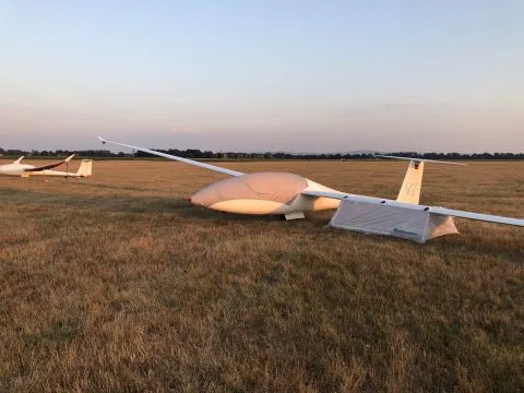 Tragflchenzelt Segelflugzeug -Doppelsitzer-