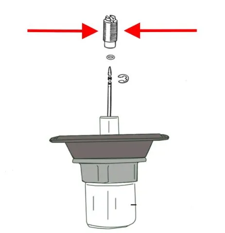 Nadelhalteschraube