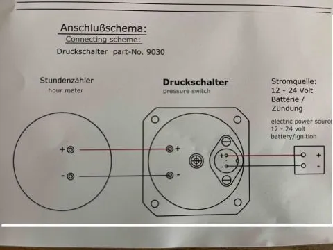 Membranschalter / Flugstundenschalter