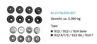 Silentblock-Set fr Mortrger