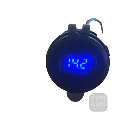 USB-Steckdose mit integriertem Voltmeter