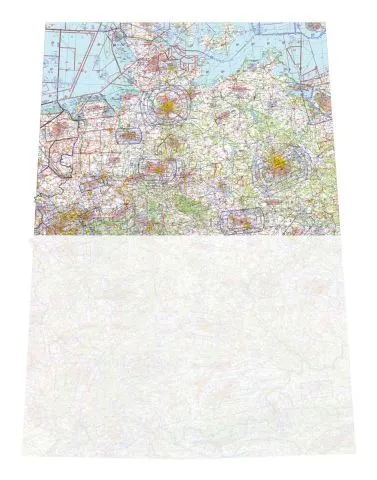ICAO Wandkarte 2025 - Bereich NORD -