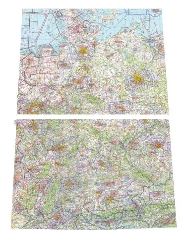 ICAO Wandkarte 2025 - Bereich NORD + SD -