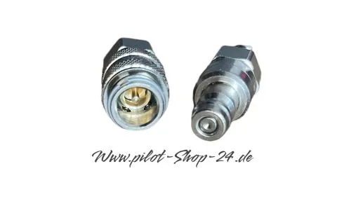 Schlauchkupplung mit Stop