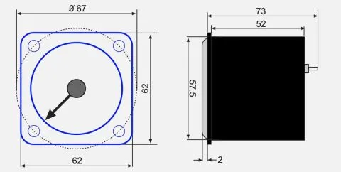 Drehzahlmesser AVIOSPORT f�r Rotax 4-Takt