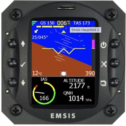 EFIS EMSIS PFD � 80 mm