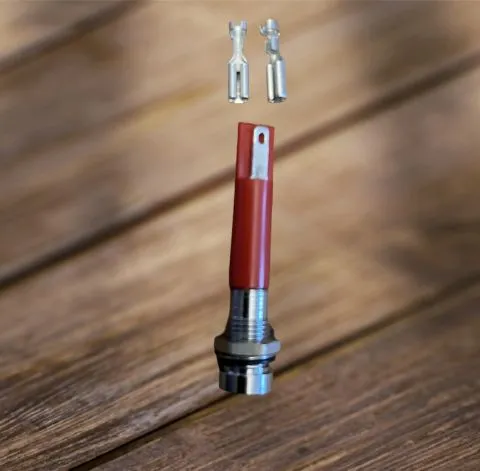 Kontrollleuchte, rot, LED