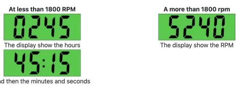 Drehzahlmesser AVIOSPORT fr Rotax 4-Takt mit Zhler