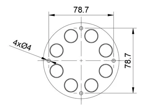 Landescheinwerfer  92 mm