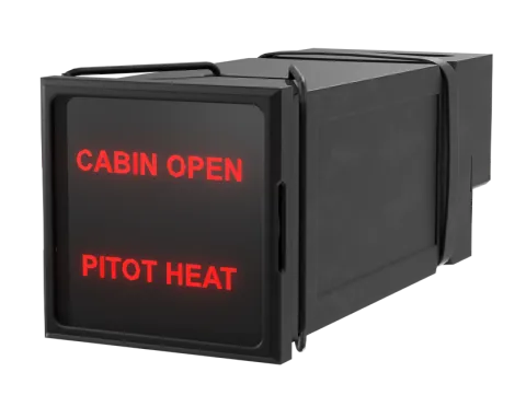 LED Signalfeld CABIN OPEN / PITOT HEAT