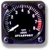Drehzahlmesser AVIOSPORT f�r Rotax 2-Takt
