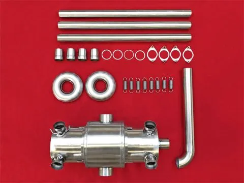 Auspuffkit mit Heizung