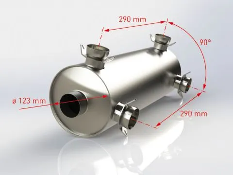 Auspuffkit mit Heizung