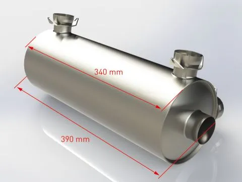 Auspuffkit mit Heizung