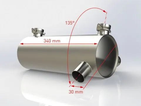 Auspuffkit mit Heizung