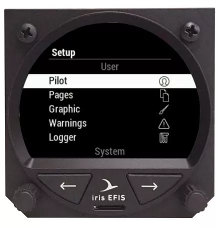iris EFIS -PRO-