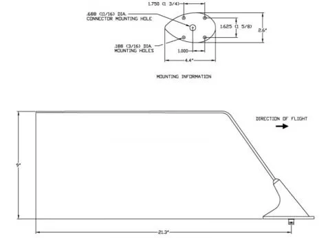 Flugfunkantenne AV-17 (TSO)
