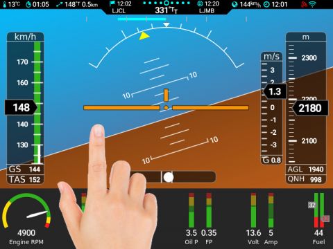 EFIS Nesis IV 7 Zoll PFD LITE