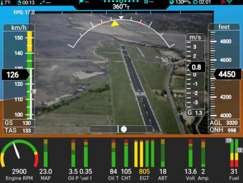 EFIS Nesis IV 7 Zoll PFD LITE