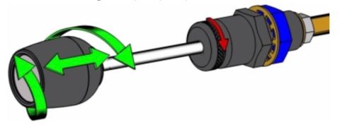 Gaszug Vernier f�r Doppelvergaser