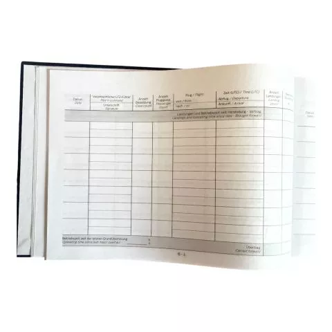 Bordbuch Motorflug deutsch/englisch EASA