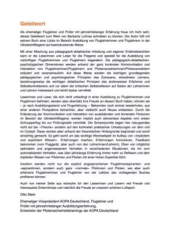 Fluglehrerbuch Ultraleichtfliegen -Buch-