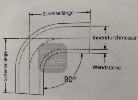 Schlauchwinkel 90� � 25 mm SL 150