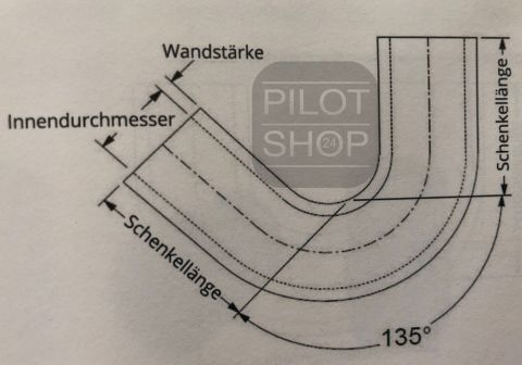 Schlauchwinkel 135�, 25 mm