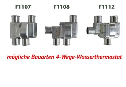 Wasserthermostat 4 Wege