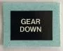Schalterbeschriftung GEAR DOWN