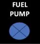 Schalterbeschriftung FUEL PUMP