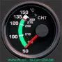 Zylinderkopftempertur-/ Khlwassertemperaturanzeige / CHT 150C,  52mm